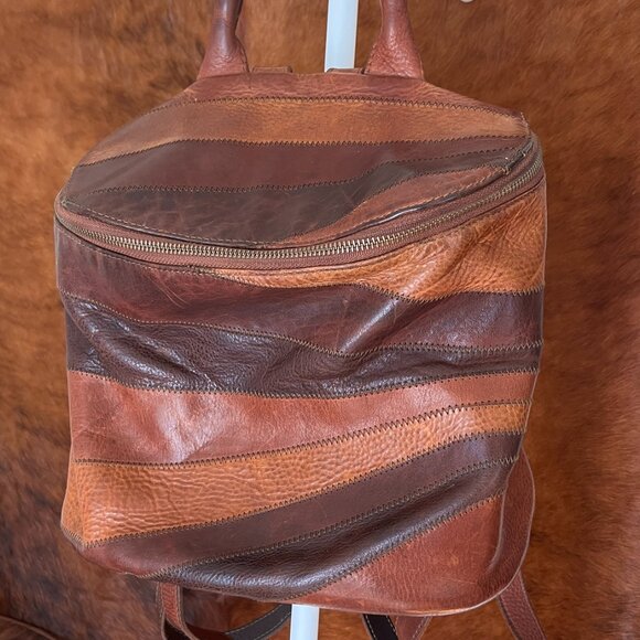 Matisse Heavy Duty Leather Boho Backpack - Multicolor leather - Picture 1 of 7